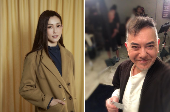 范瑋琪(左圖)因砲轟政府禁止口罩出口政策引發公憤,港星黃秋生也在臉書諷刺她「頭髮長、見識短」。(翻攝自范瑋琪、黃秋生臉書)