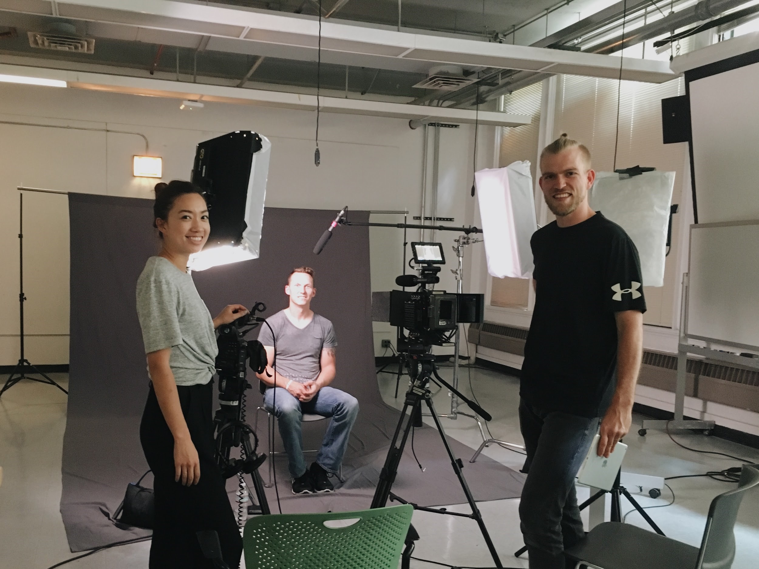 台裔美籍製作人蔡安瑾（左）是《時代雜誌》紀錄片《Time Firsts—先鋒女性》的幕後推手。（蔡安瑾提供）