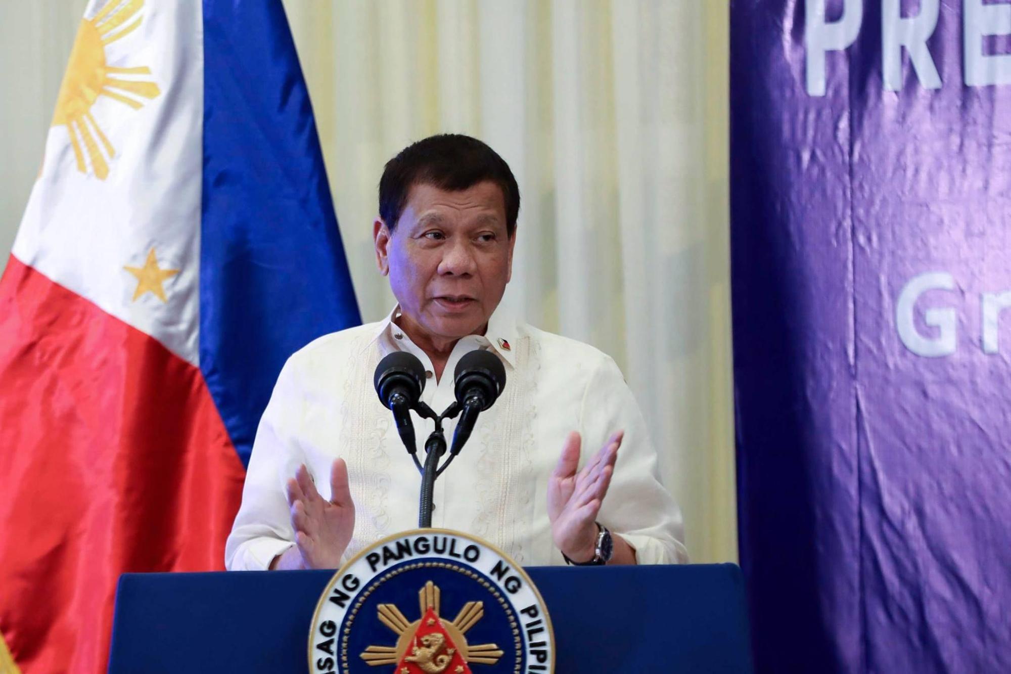 菲律賓總統杜特蒂表態,不會取消台人入境的禁令。(翻攝自Rody Duterte Facebook)