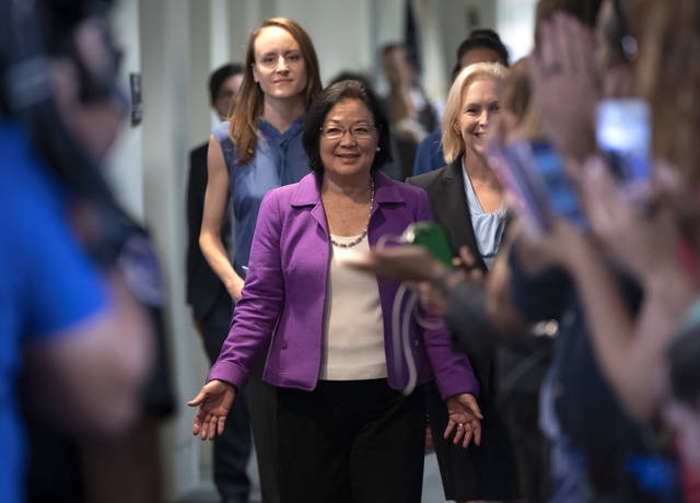 廣野慶子以亞裔美國人的身分獲選為參議員，讓蔡安瑾訪問過後特別有感。（翻攝自staradvertiser.com）