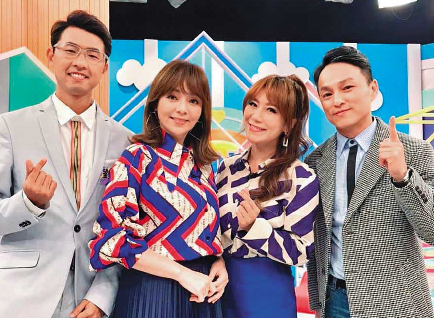 劉韋廷（左1）與狄志偉（右1）等名嘴經常同台。（翻攝劉韋廷臉書）