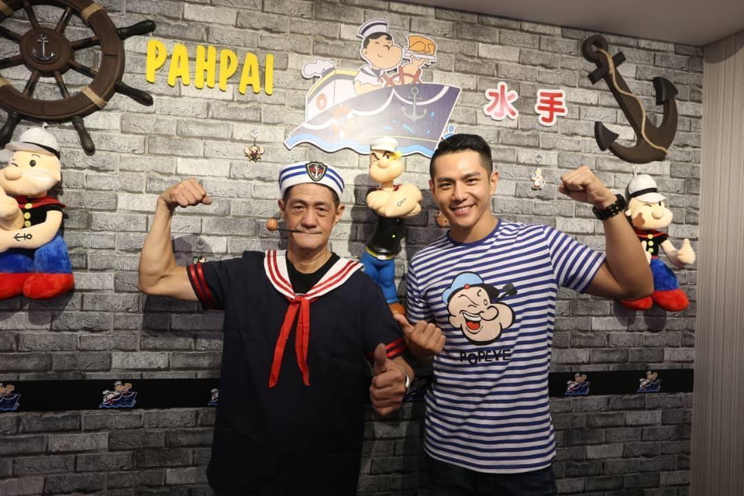 祖雄跟爸爸感情很好，得知祖雄想在台開店，還傳授了他家傳的肉骨茶祕方。（星浪娛樂提供）