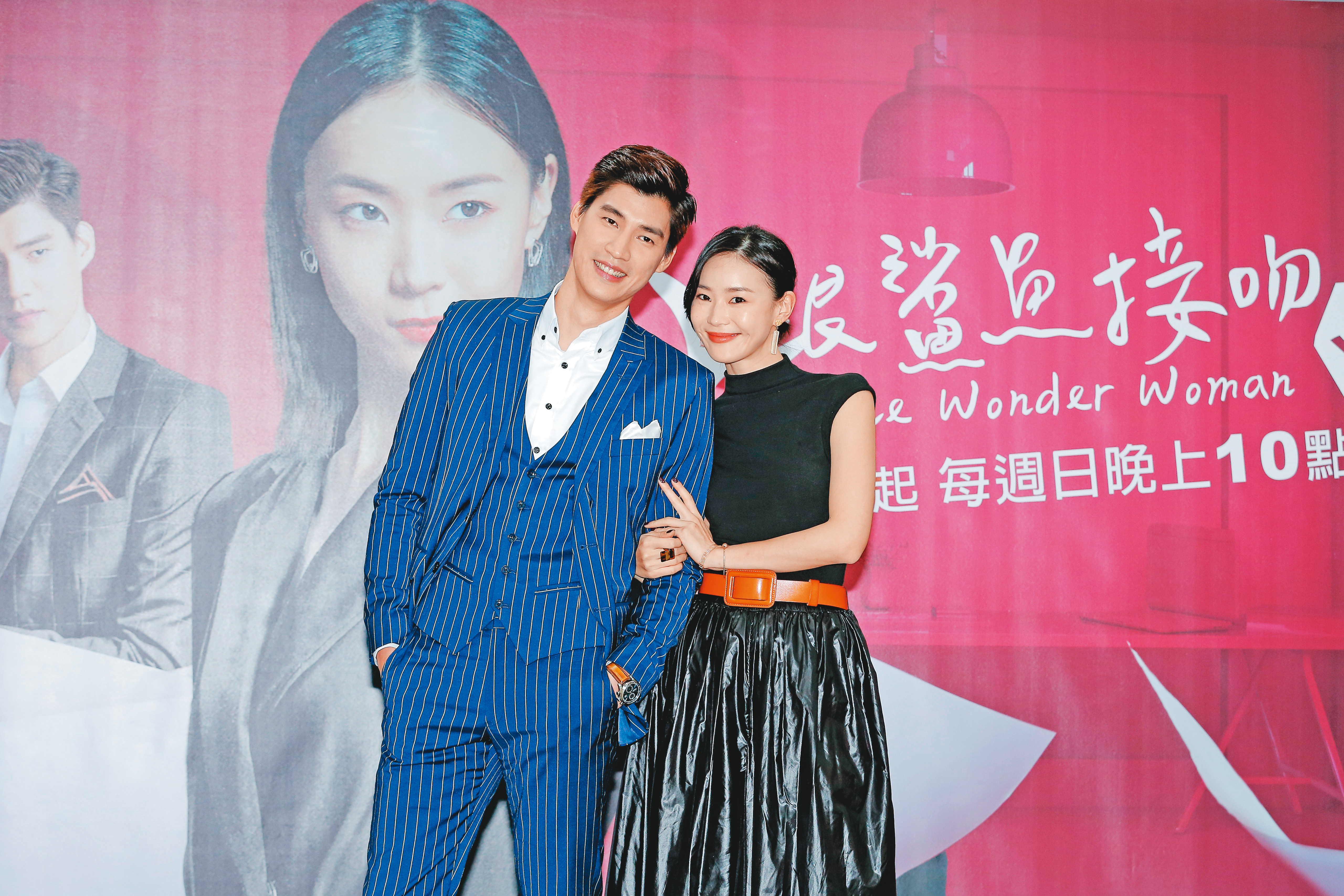 三立偶像劇《跟鯊魚接吻》曾傳出力邀張立昂演出，但後來由羅宏正（左）、鍾瑶（右）出線。