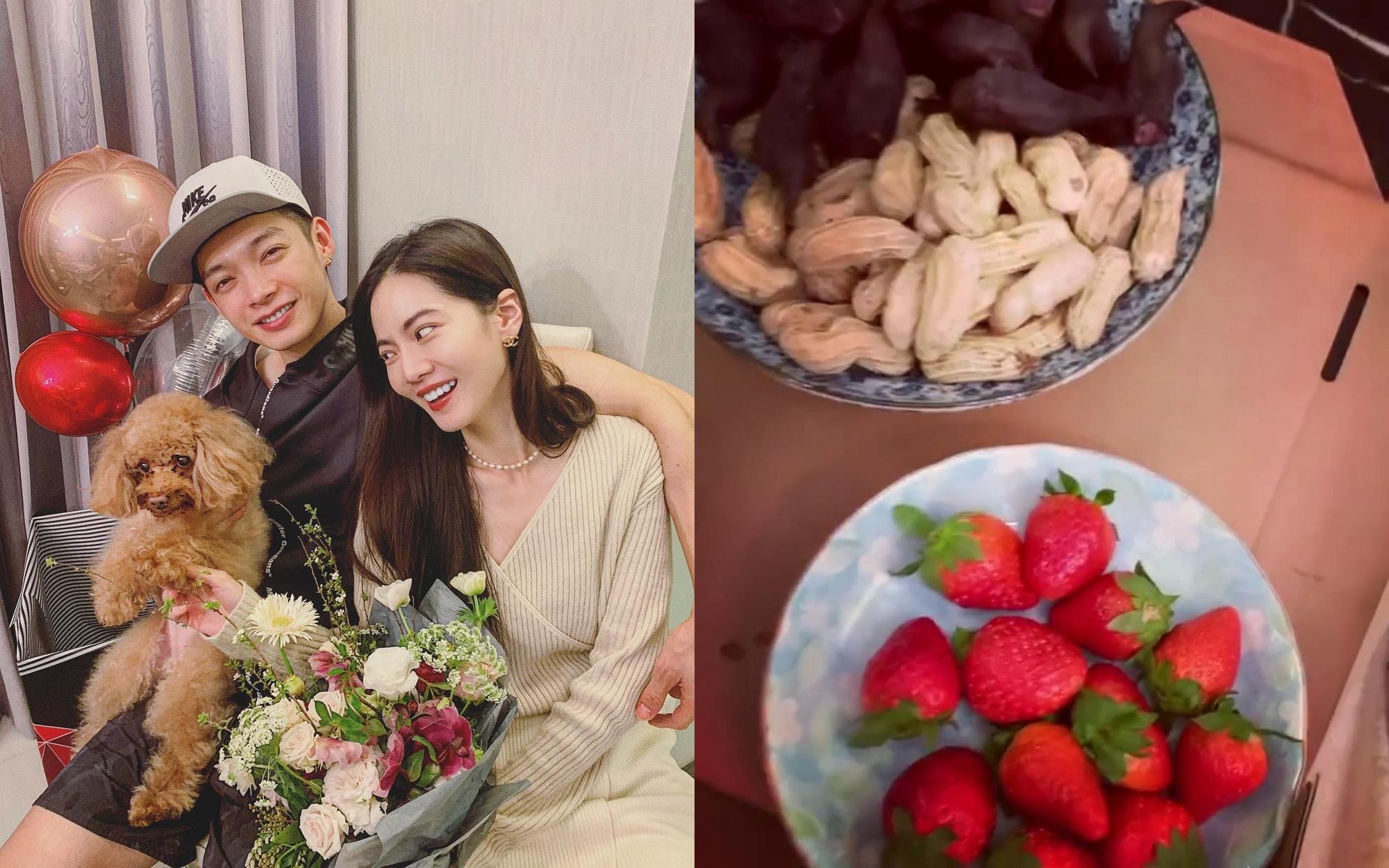 曾之喬與辰亦儒慶祝婚後第一個西洋情人節。(翻攝自曾之喬IG)