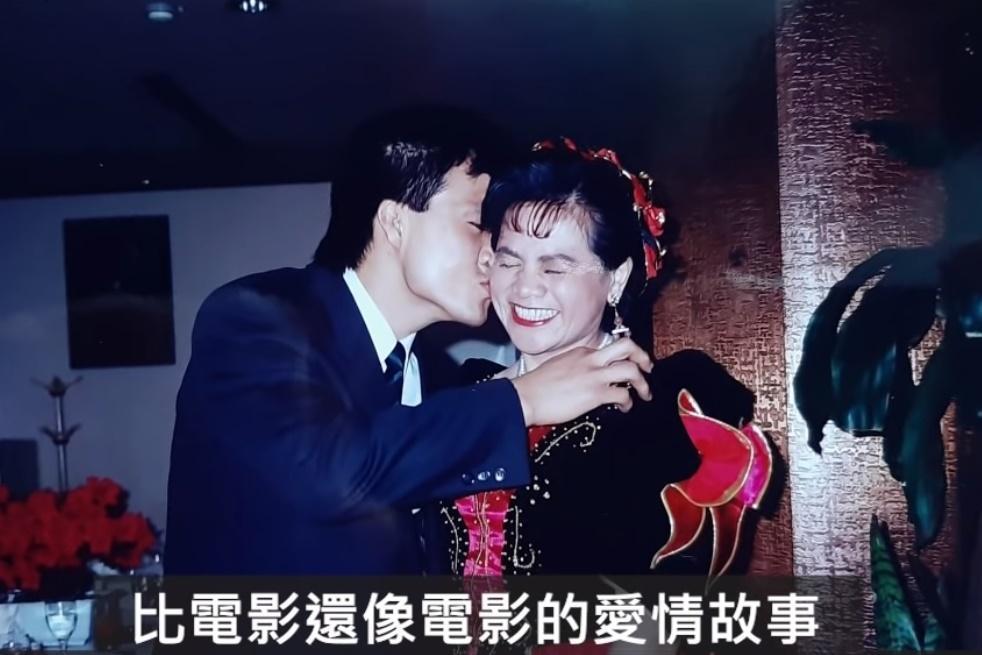 北韓柔道選手李昌壽和台灣女選手陳鈴真1991年在韓國結婚。（翻攝自YouTube BBangjin）