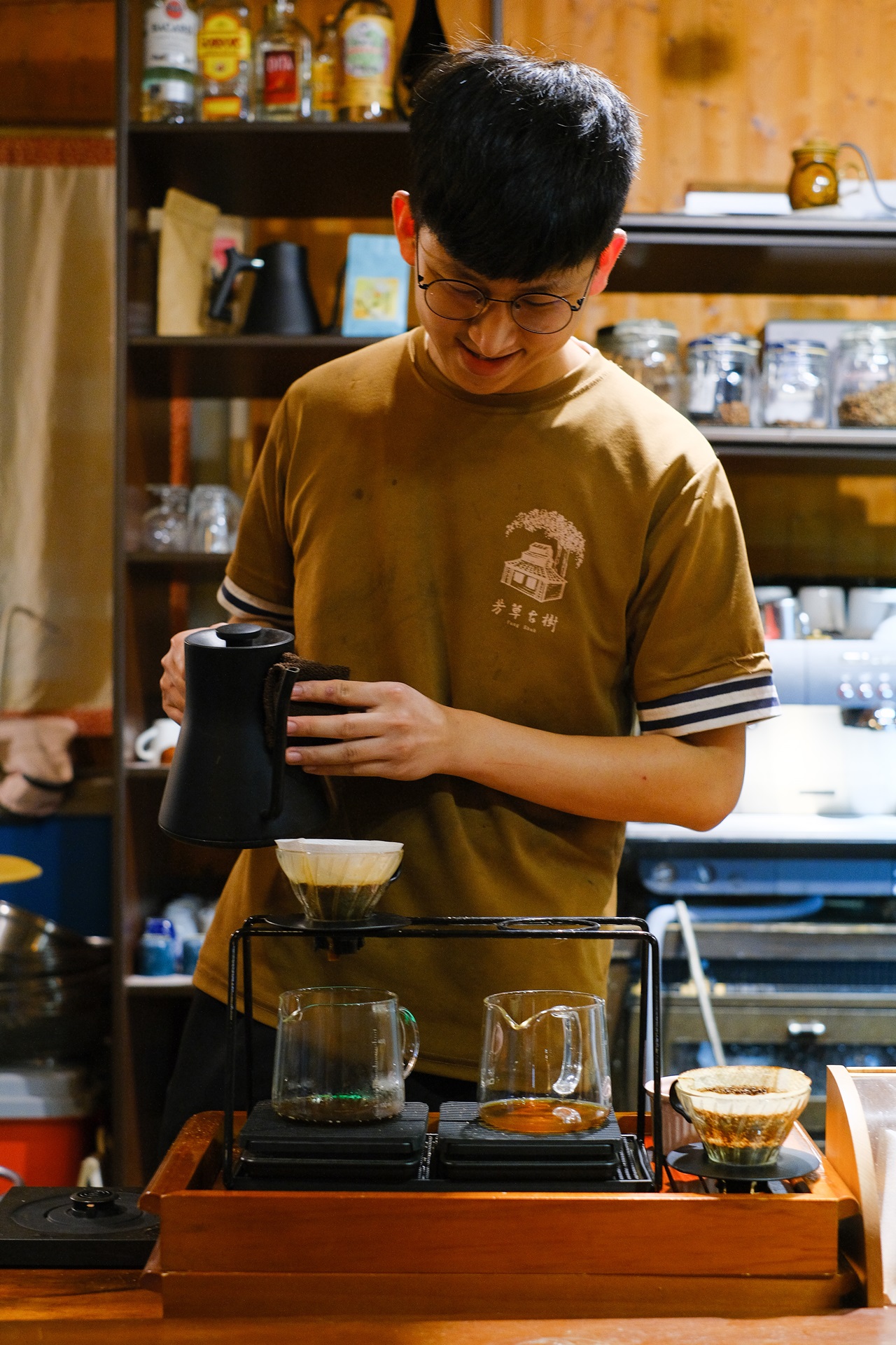 回來接手的小兒子，熱衷於精品咖啡。