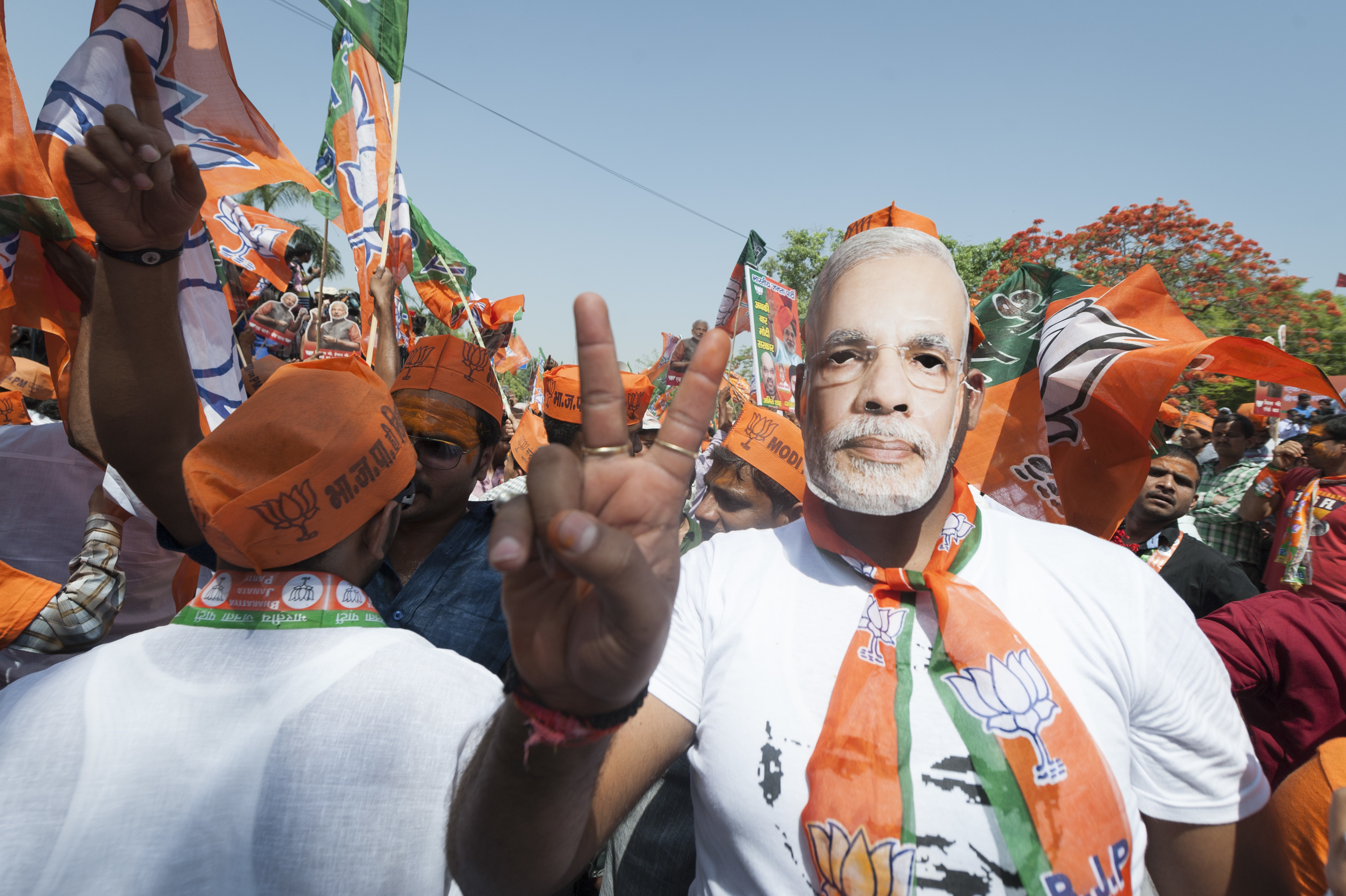 國族主義成了印度人民黨贏得選舉，掌控制權的重要策略。（東方IC）