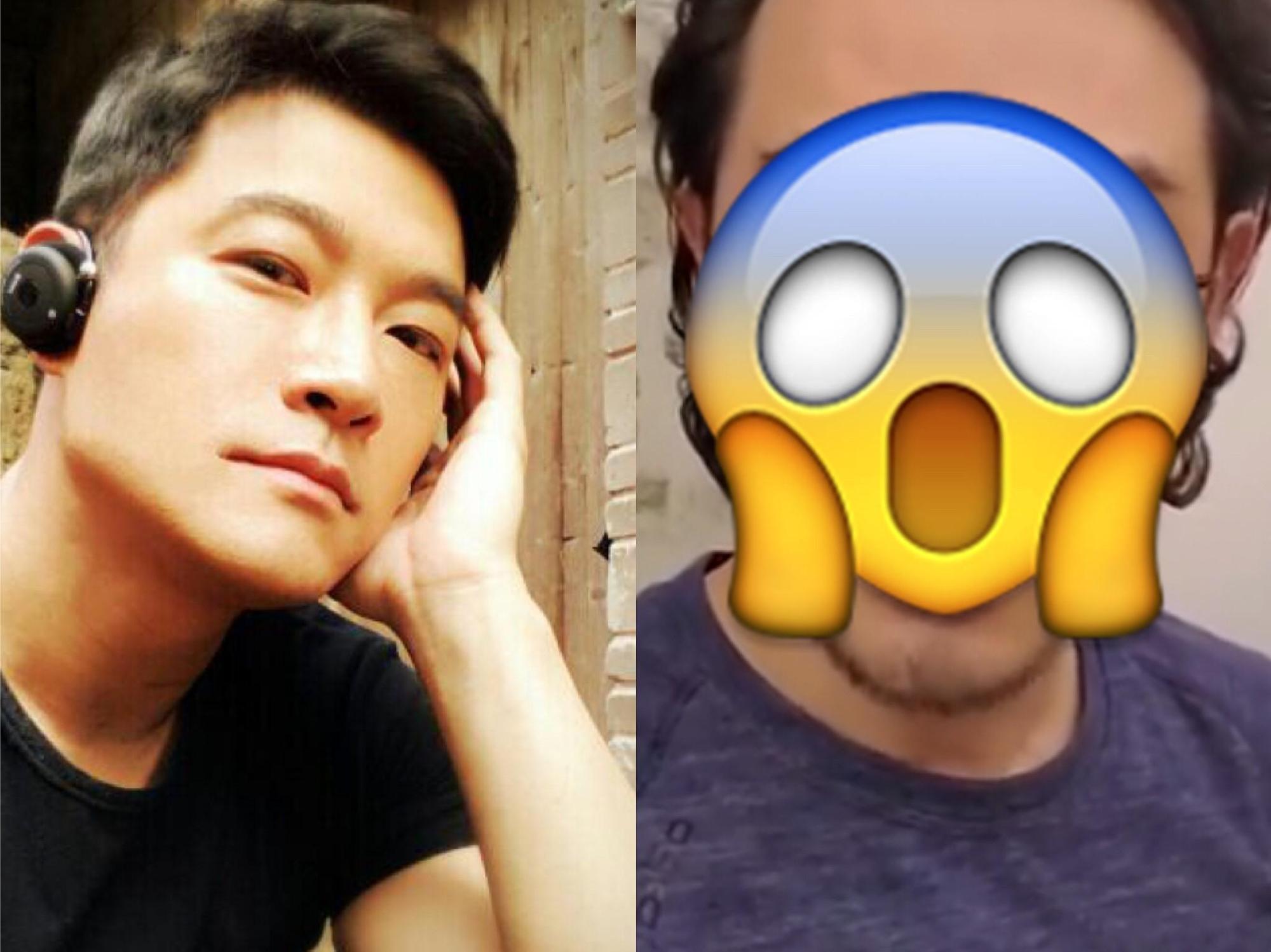 黃維德中年發福現況讓許多網友認不出來。 (翻攝自黃維德微博 )