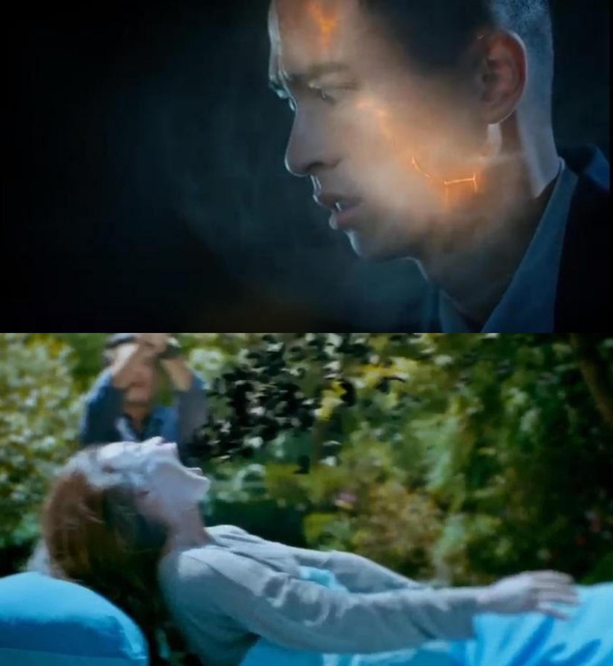 石知田在預告中身體出現奇異現象,劇中也運用大量電腦特效。(世界柔軟提供)