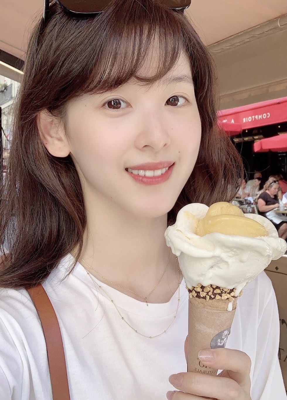 章澤天婚後氣質依舊，看不出來是一個孩子的媽。（翻攝自章澤天IG)