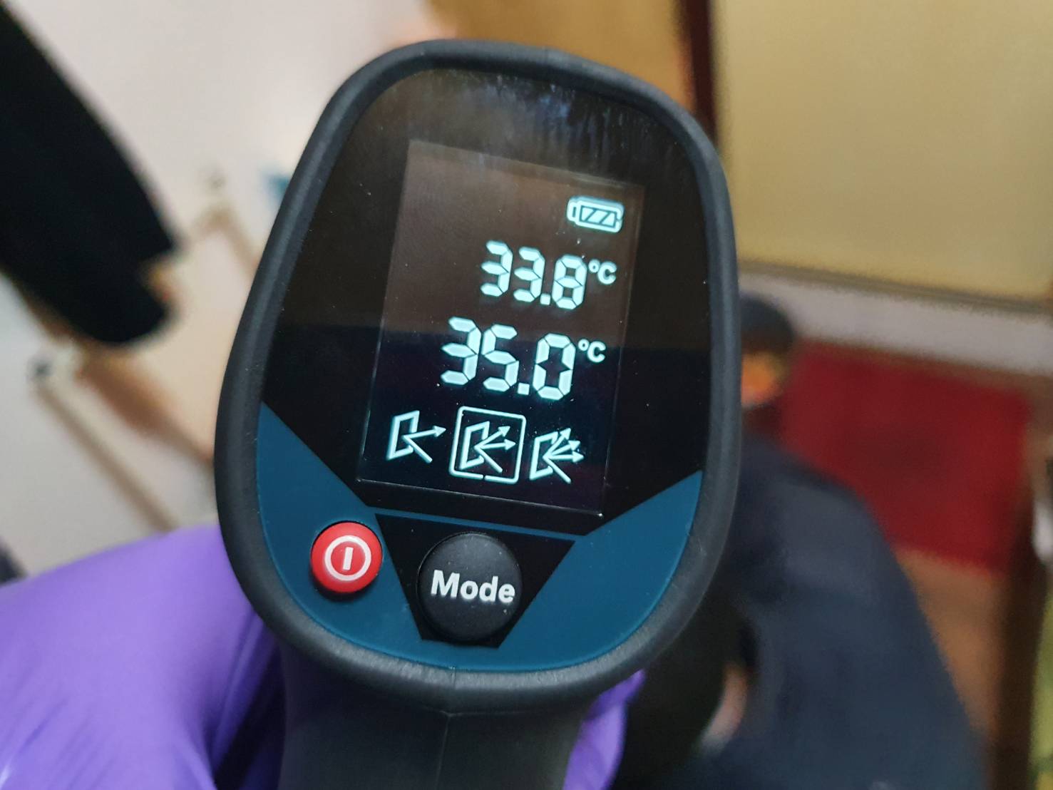 郭富文在被找到時,健康良好,測量無發燒症狀。(翻攝畫面)