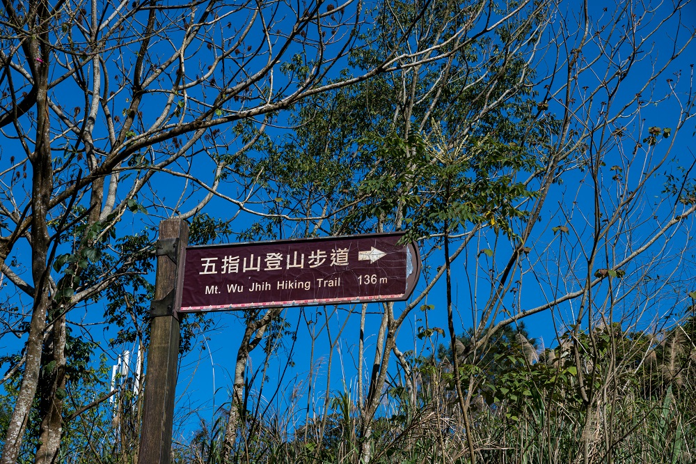 「猴洞步道」可串連五指山登山步道。