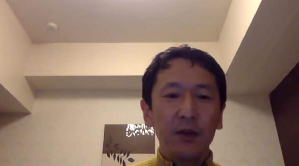 岩田教授分享他在鑽石公主號上目擊的現況。(翻攝自岩田健太郎YouTube)