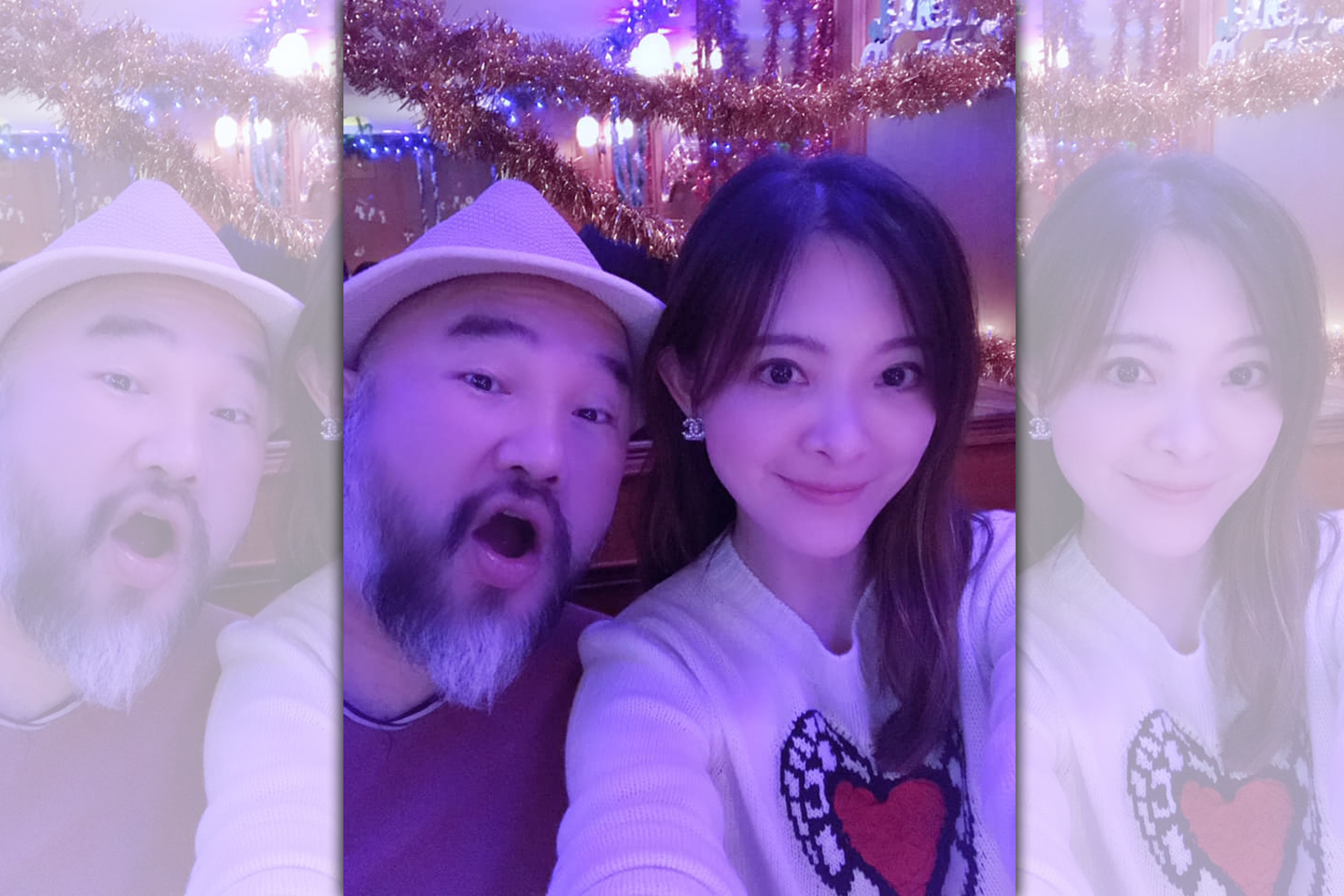 辛龍和劉真被外界封為「美女與野獸」的組合，兩人婚後幸福美滿。（翻攝自劉真臉書）