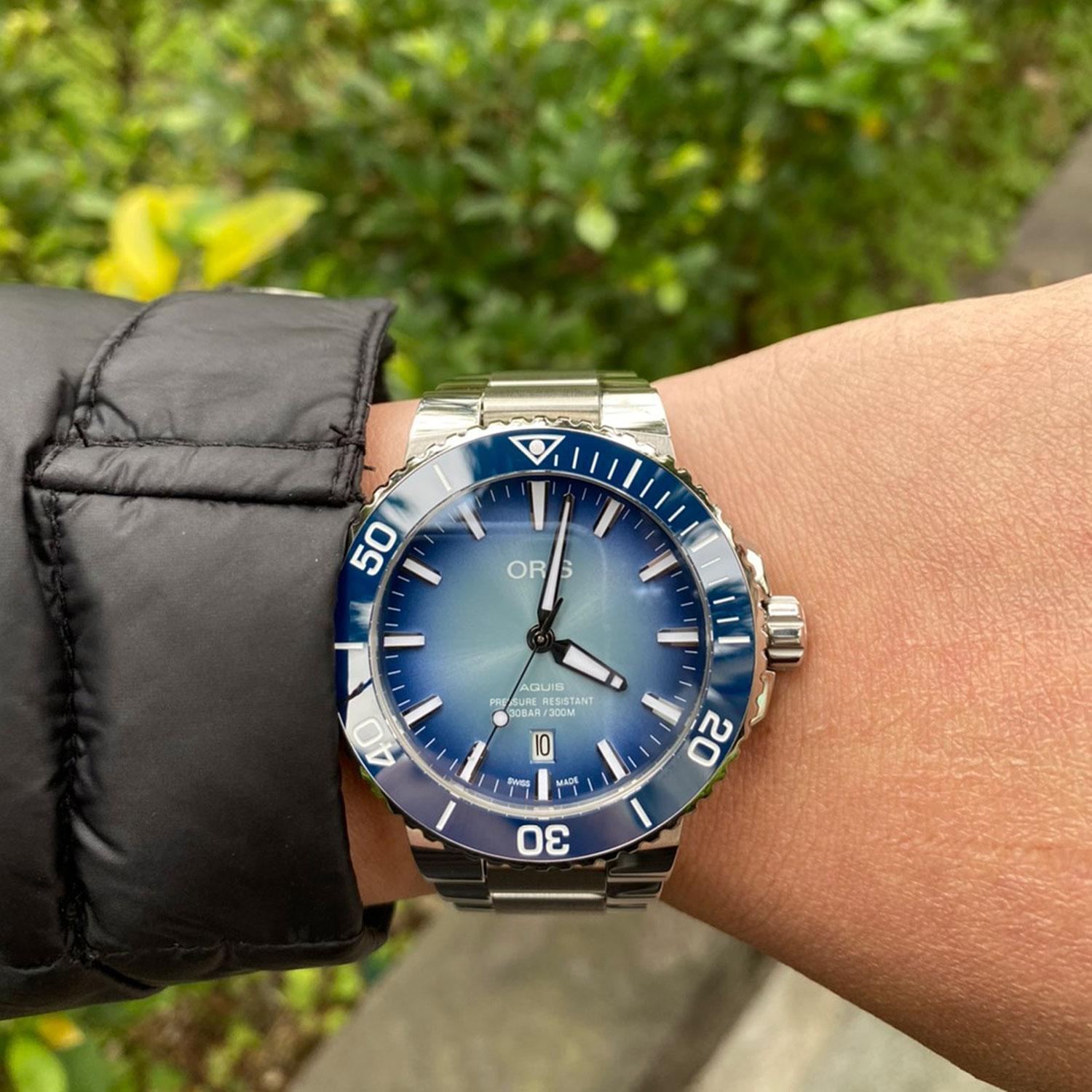 ORIS貝加爾湖限量錶，全球限量1,999只，定價NT$65,000。