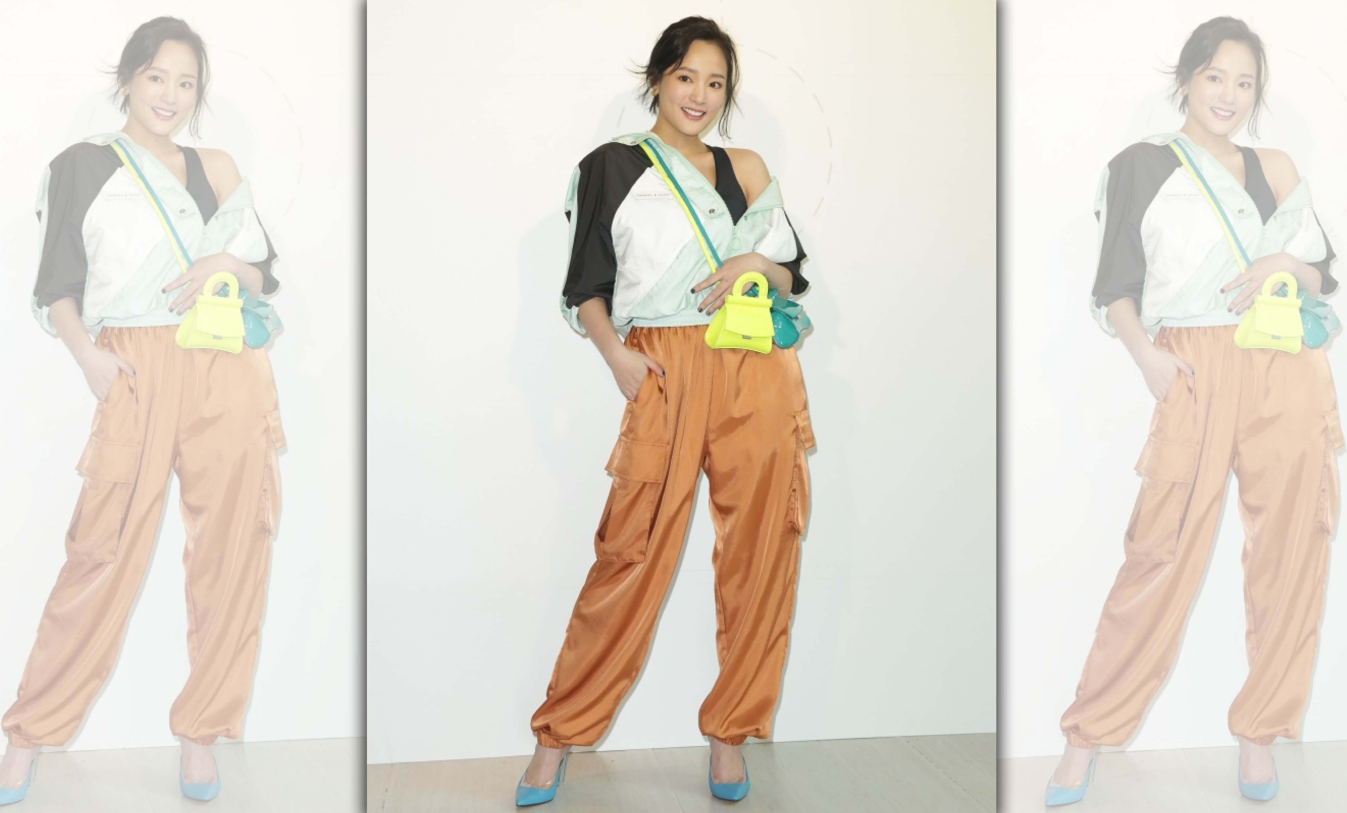 王淨出席CHARLES & KEITH春季系列發表會，透露自己好愛這一季運動時尚的風格。