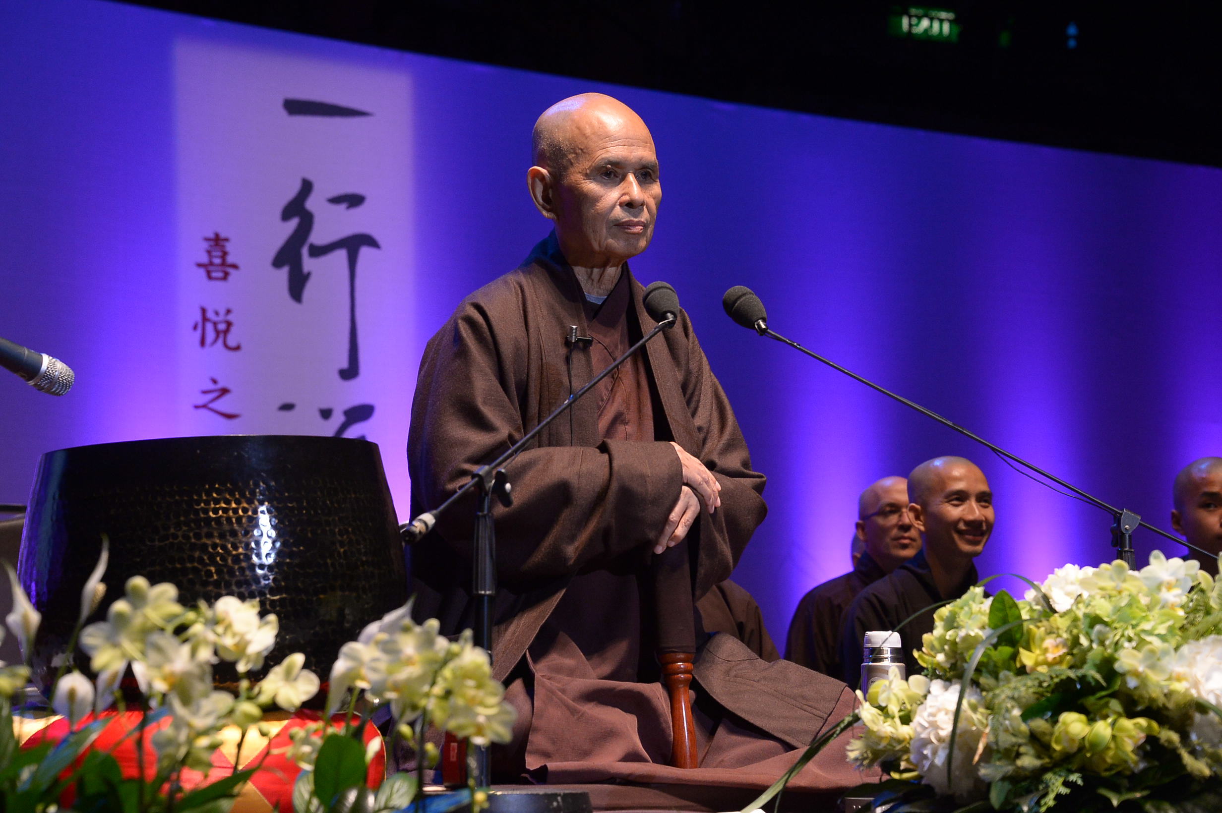 一行禪師2013年訪問香港。（東方IC）