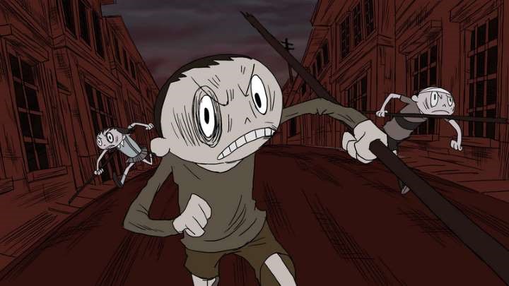 《金魚》將孩子想像的內在世界與反烏托邦的現實混合，獲日本手繪動畫大師兼奧斯卡評選委員山村浩二盛讚。（傳影互動提供）