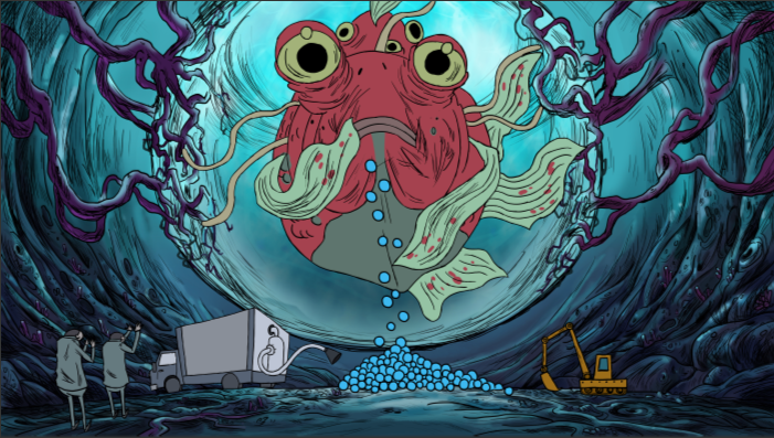 動畫短片《金魚》獲電影短片輔導金250萬元，拍片第一桶金順利到位。（零壹影像有限公司提供）