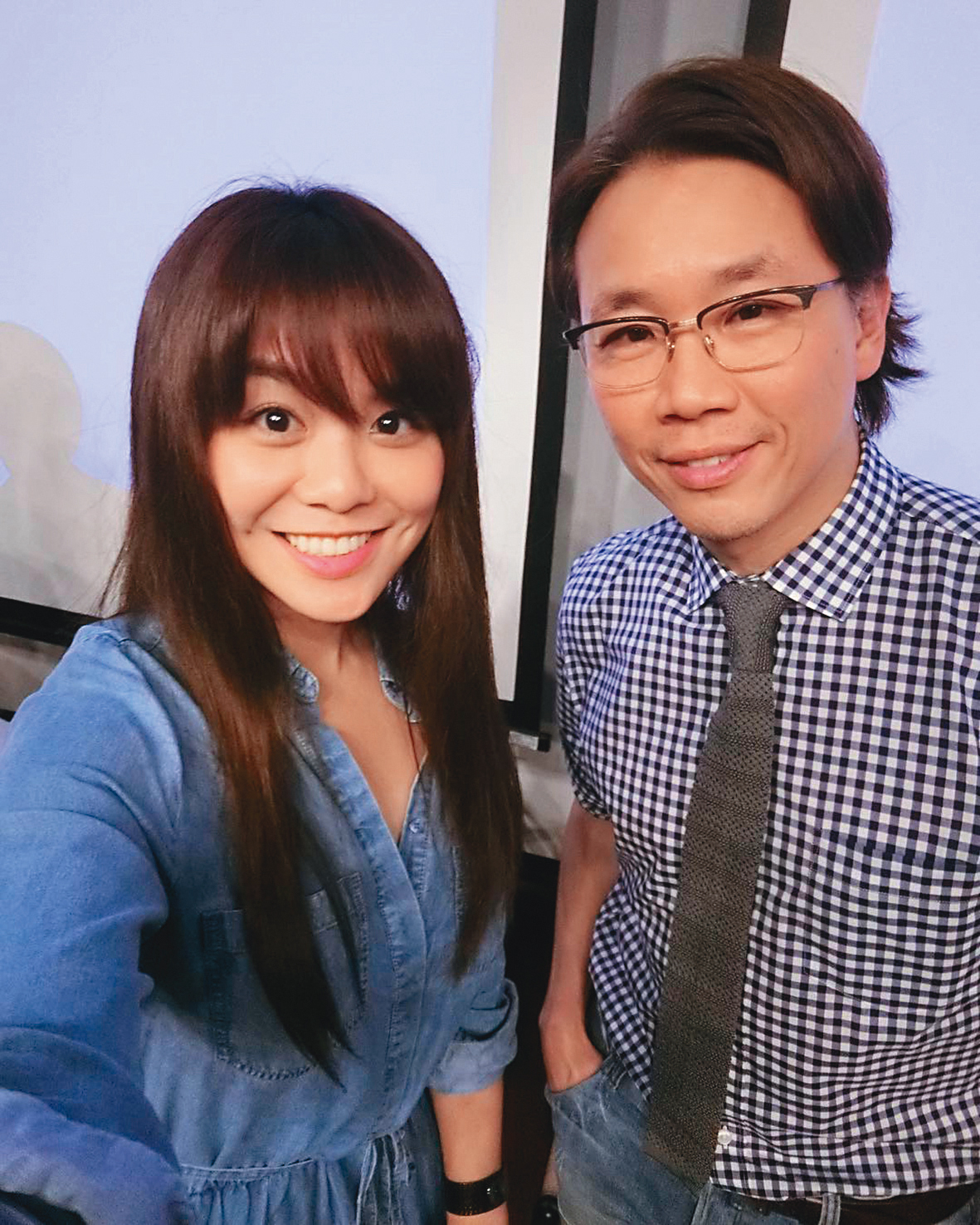 紀儀羚（左）的歌唱路上，受到許多音樂人勉勵，讓她堅持至今。右為陶喆。（翻攝自紀儀羚IG）
