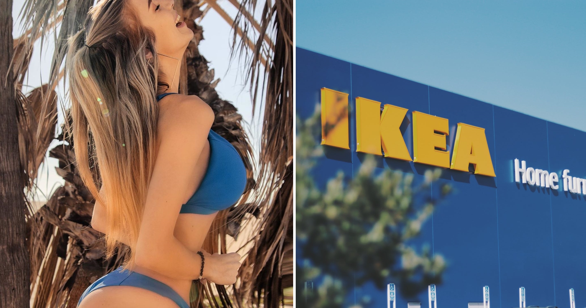 網紅貼出度假照，竟然都是在IKEA拍攝而成。（圖／Instagram: natalia__taylor、PEXELS）
