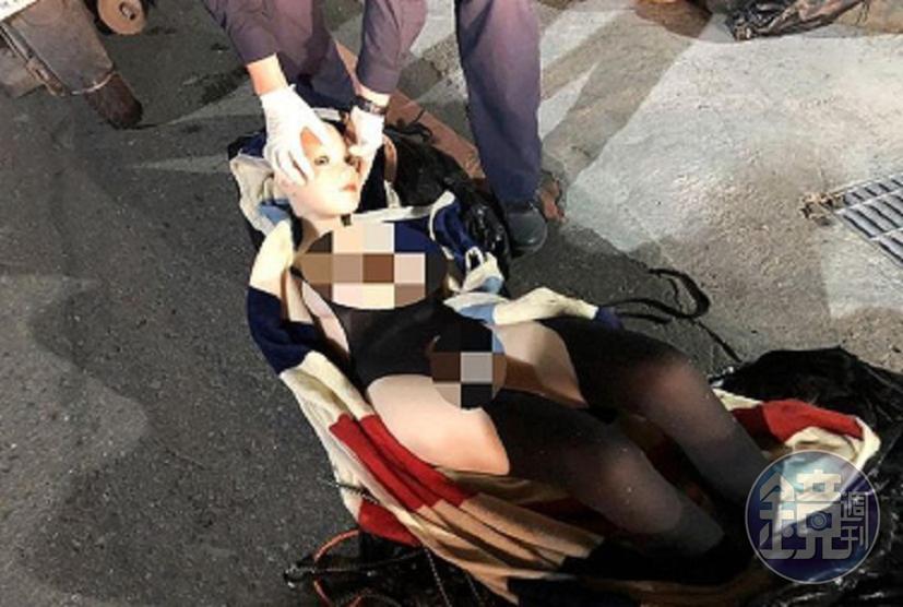 爆乳情趣娃娃摸起來還有人體的觸感,讓警方誤以為是屍體。(讀者提供)