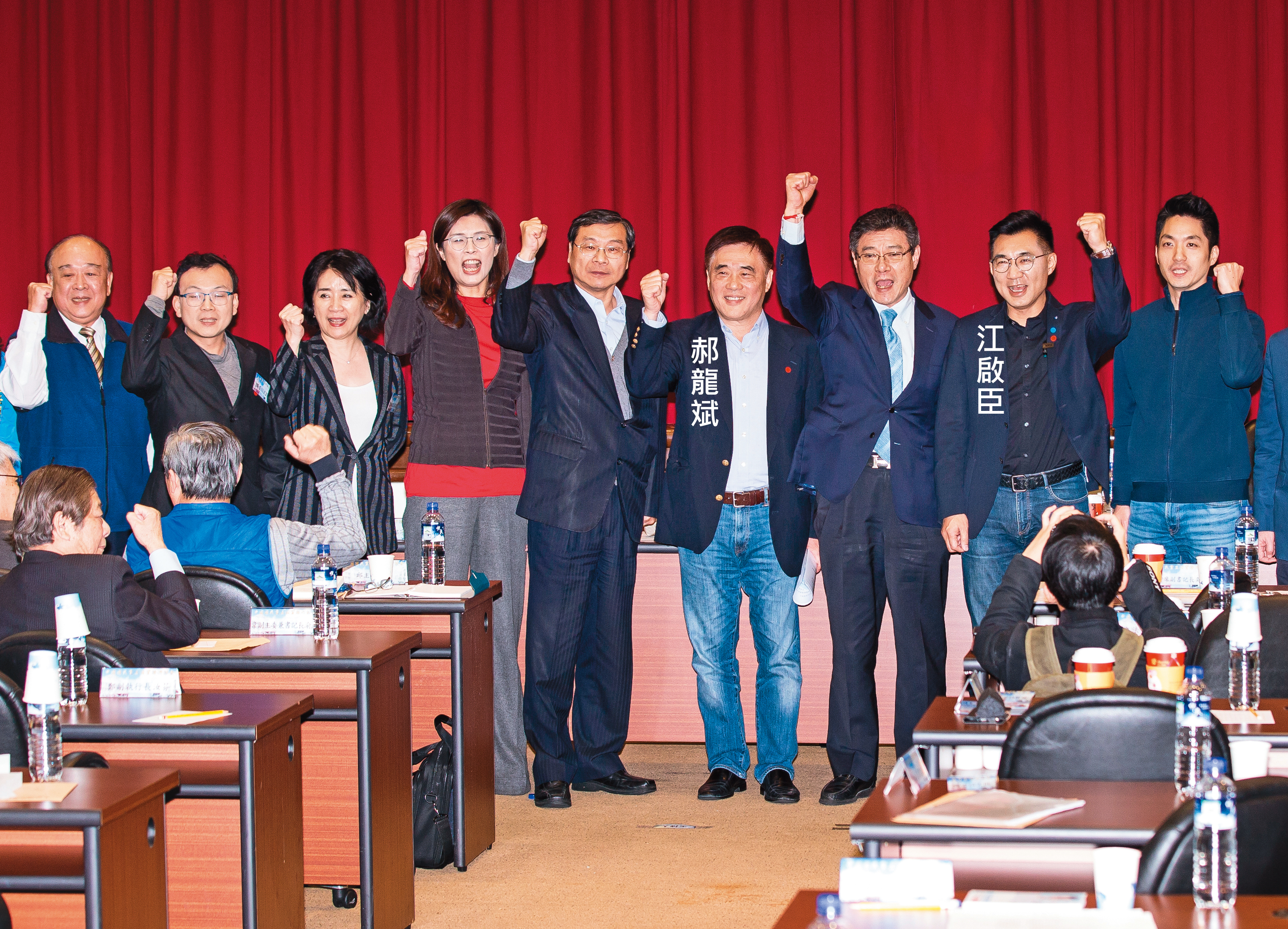 郝龍斌20日出席國民黨立法實務研討會，再次強調要杜絕政治買辦文化，與江啟臣互別苗頭。