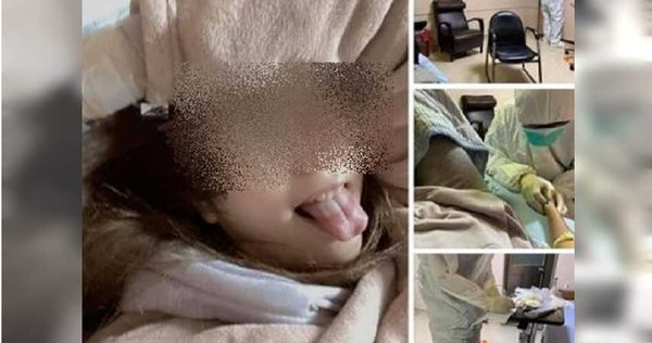 網紅在疫情延燒之際，冒險去韓國批發商品，隨後PO吐舌俏皮照引發爭議。（翻攝自臉書）