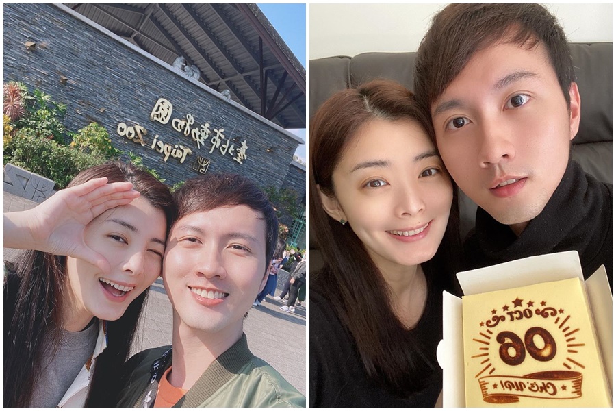 夏如芝與張捷經常曬2人出遊照片。（翻攝自張捷臉書）