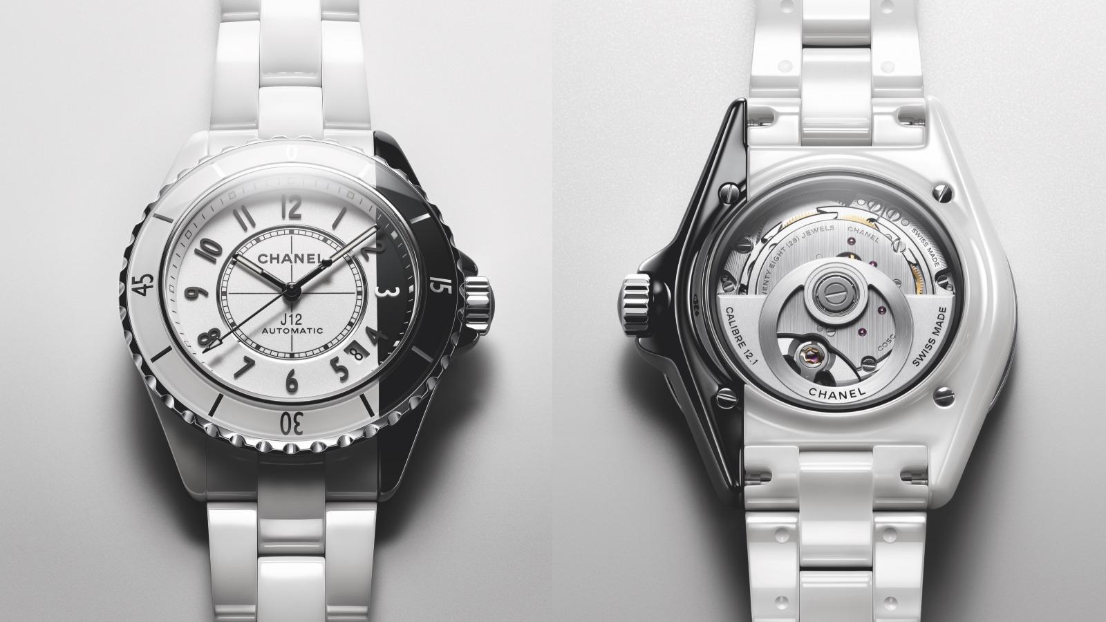 J12 Paradoxe｜錶徑38mm、陶瓷錶殼、時間及日期指示、Caliber 12.1自動上鏈機芯、C.O.S.C.瑞士官方天文台認證、防水50米、限量20只、價錢未定