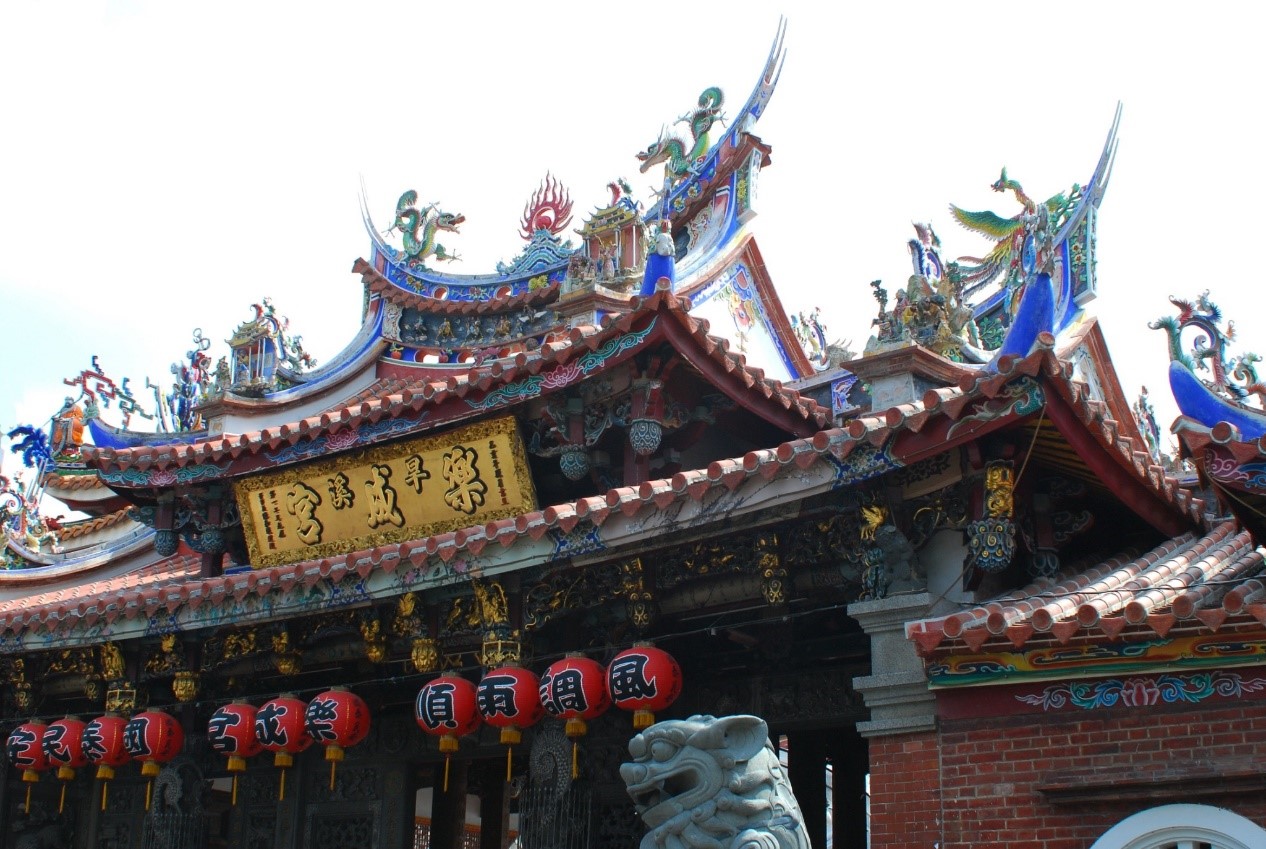 台中樂成宮時常舉辦聯合婚禮及聯誼活動，廟中的月老相傳十分靈驗。（翻攝自財團法人台中樂成宮全球資訊網）