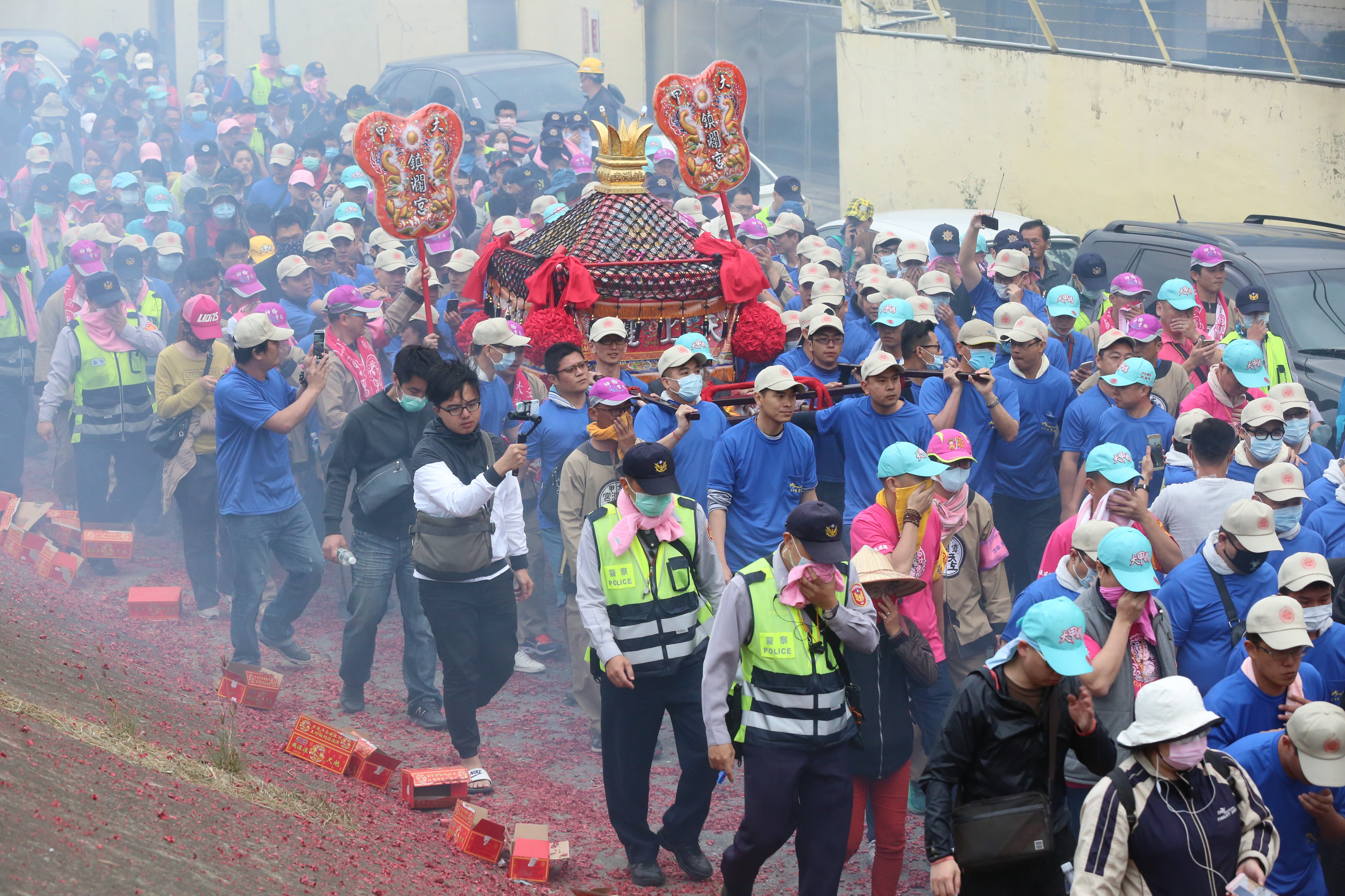 宗教界盛事大甲媽祖遶境擬如期舉辦，民眾擔憂恐成防疫缺口。（資料照）