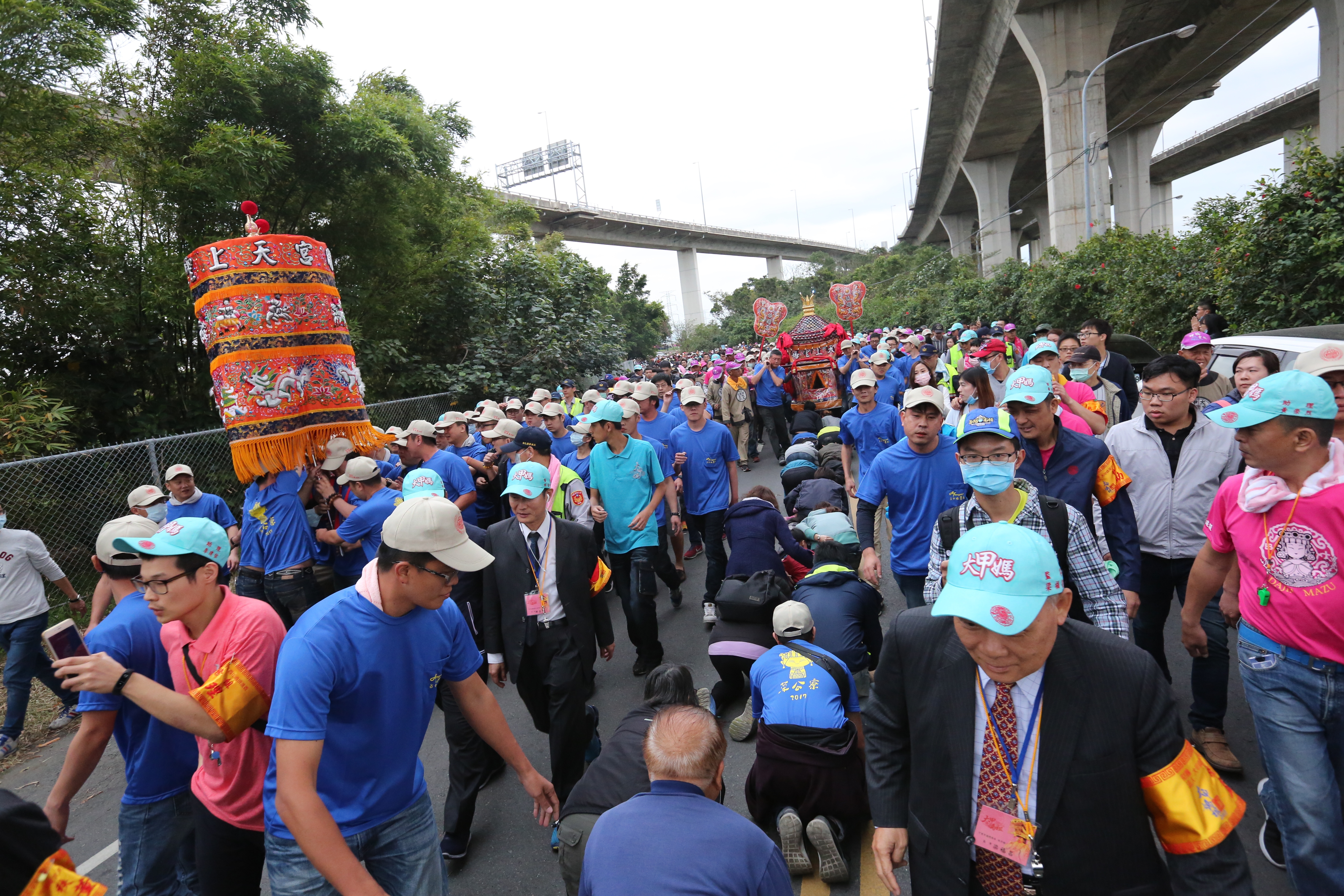 武漢肺炎持續延燒，下月大甲媽遶境是否停辦引發討論。（資料照）