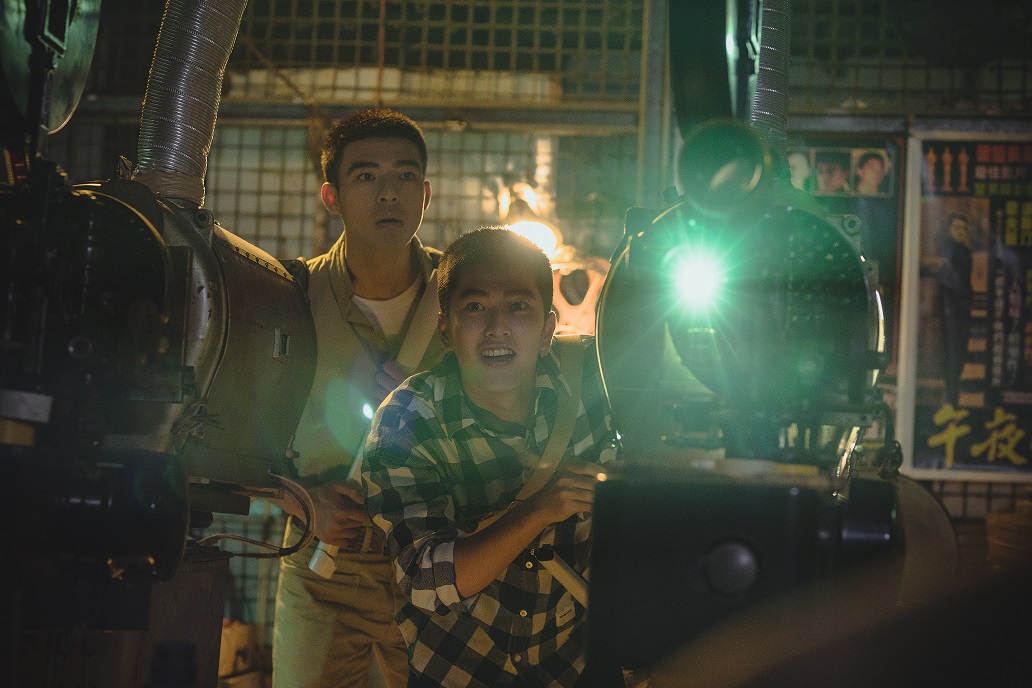 《刻在你心底的名字》兩位小鮮肉曾敬驊、陳昊森在片中大搞曖昧，兩人之間火花四射。（金馬執委會提供）