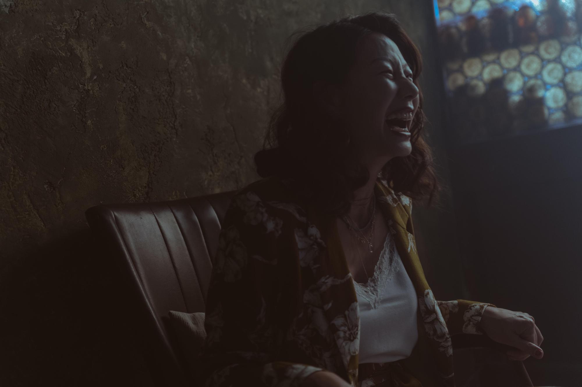 丁寧為戲犧牲，飾演過氣藝人，每場戲都瀕臨崩潰邊緣。（Netflix提供）