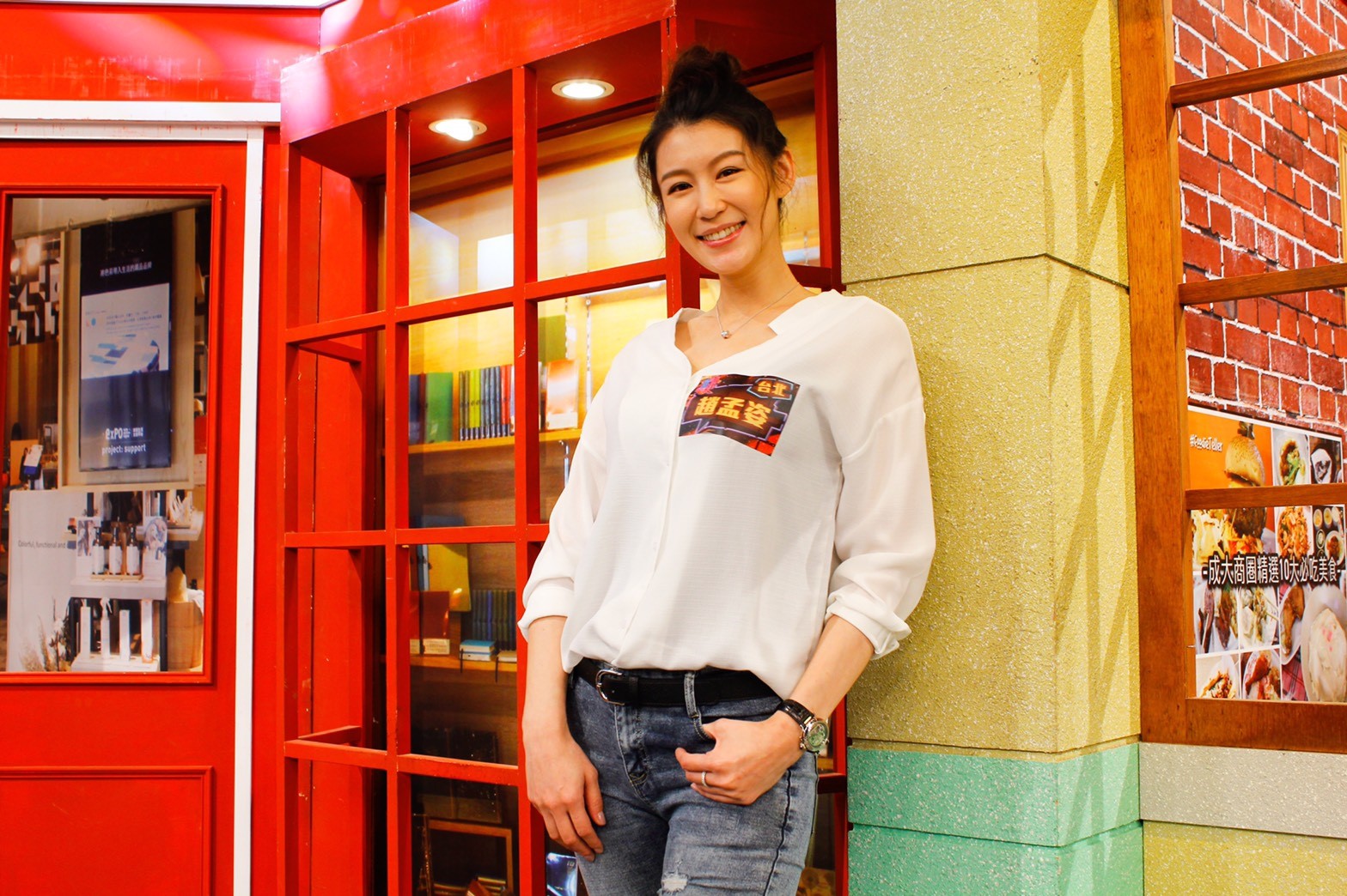 趙孟姿澄清與許孟哲並非先有後婚。（衛視中文台提供）