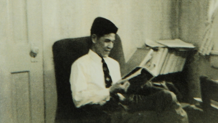 李登輝生前熱愛閱讀，曾公開住處近萬冊的藏書。（李登輝基金會提供）