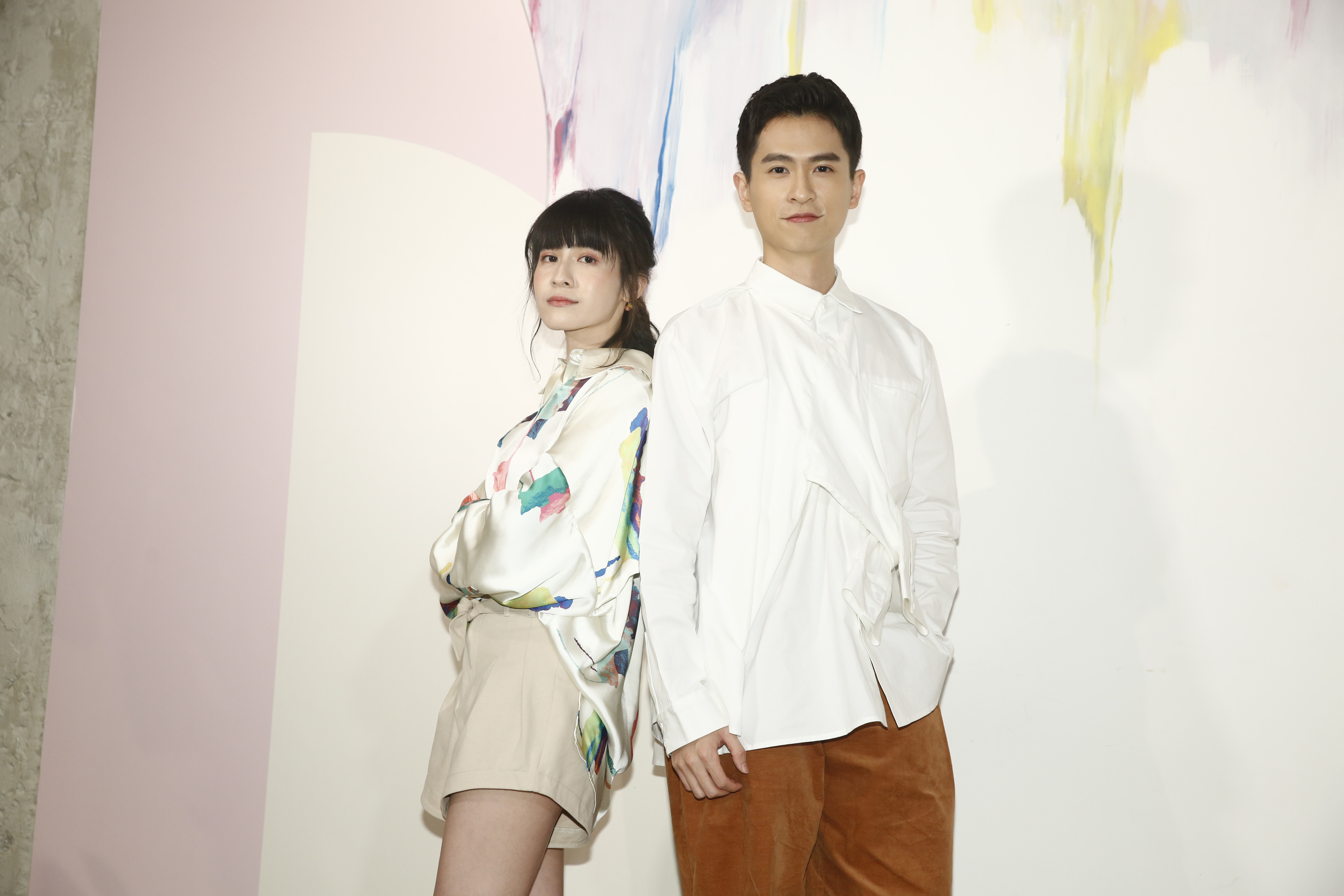 石知田與連俞涵在《妖怪人間》合作愉快。