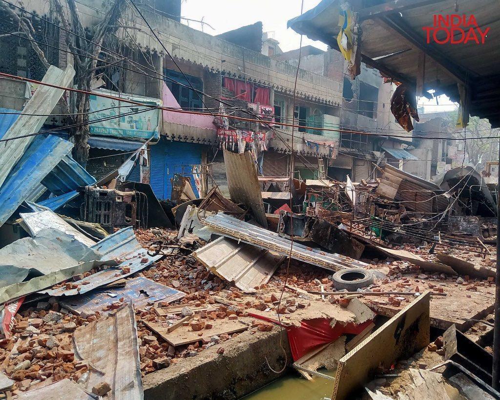 印度首都新德里爆發宗教衝突。(翻攝自indiatoday IG)