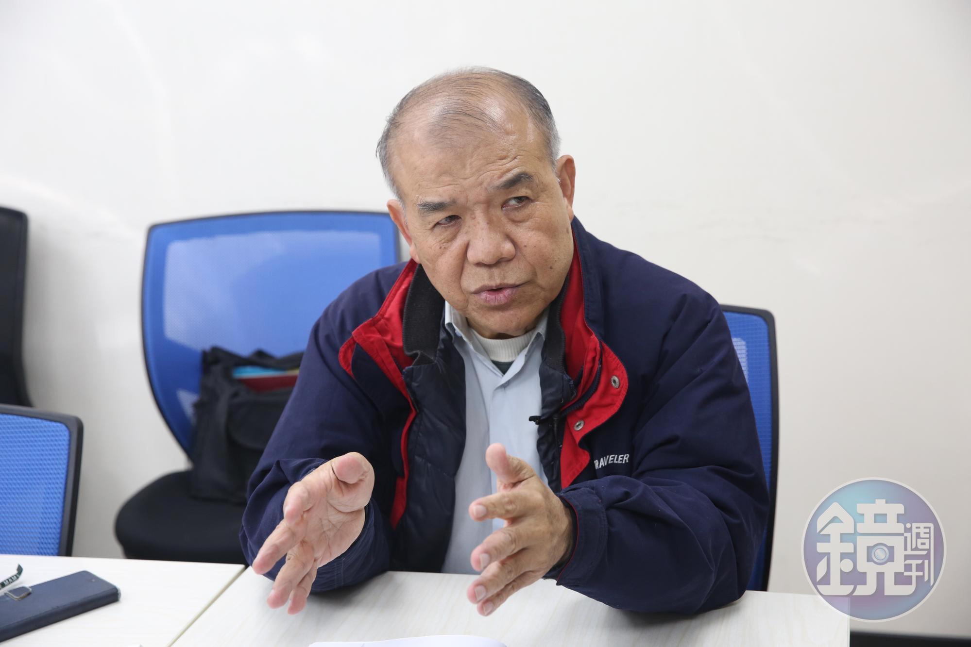 前台北市警局鑑識中心主任謝松善(圖)對女童命案順利偵破,感到欣慰。
