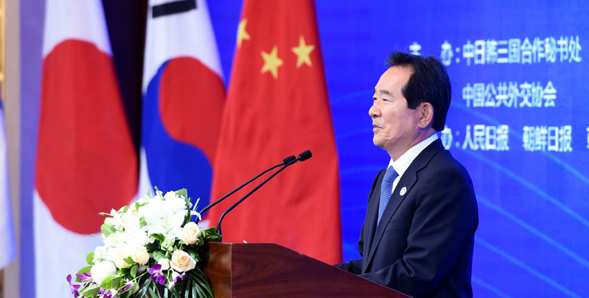 南韓總理丁世均今警告，未來兩三天內確診病例會再持續增加。（翻攝自中新社）