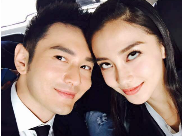 黃曉明和Angelababy結婚四年，不斷有婚變傳聞。（翻攝自黃曉明微博）