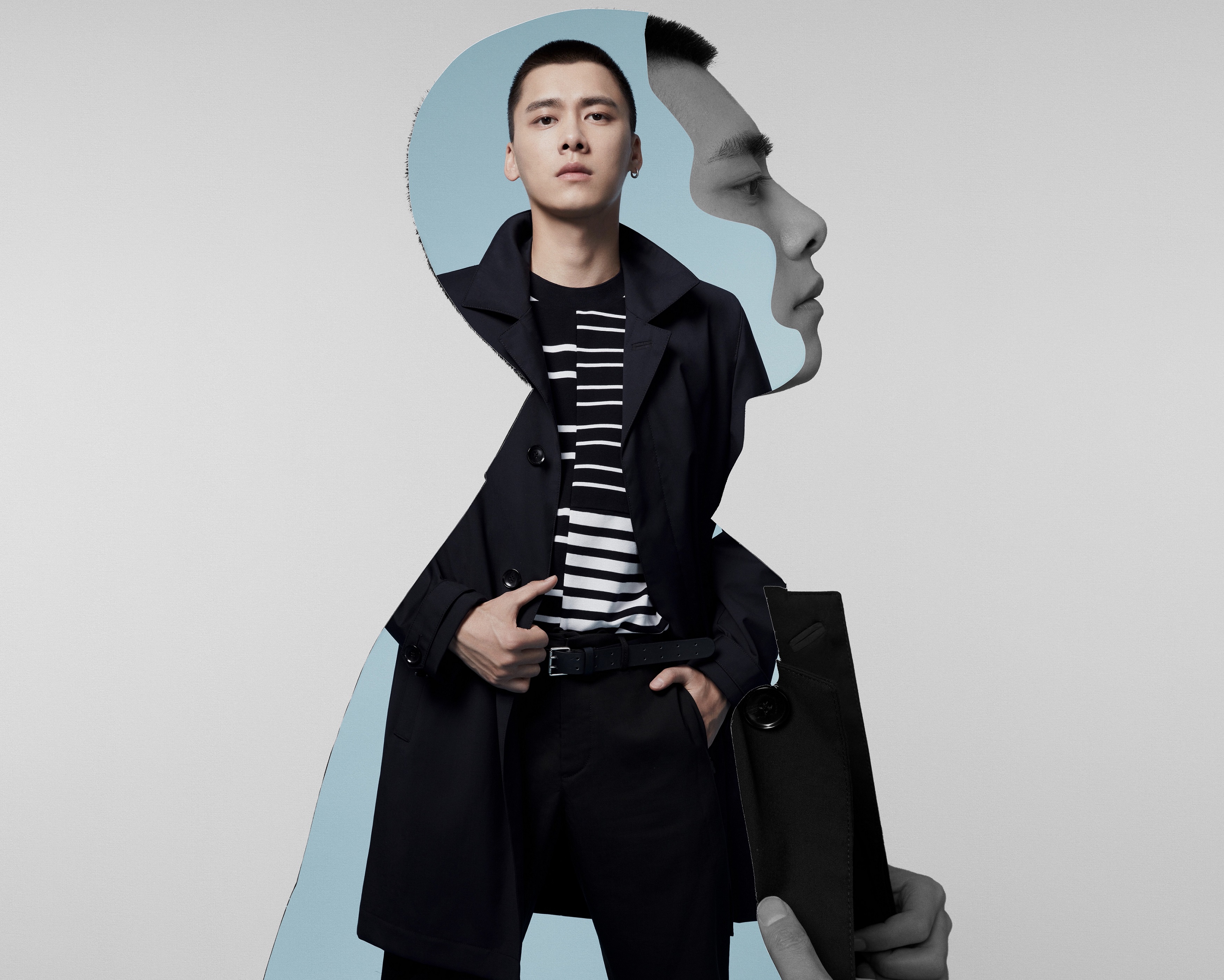 李易峰性格演繹BOSS2020春夏形象廣告大片：BOSS Individuals。（Boss提供）