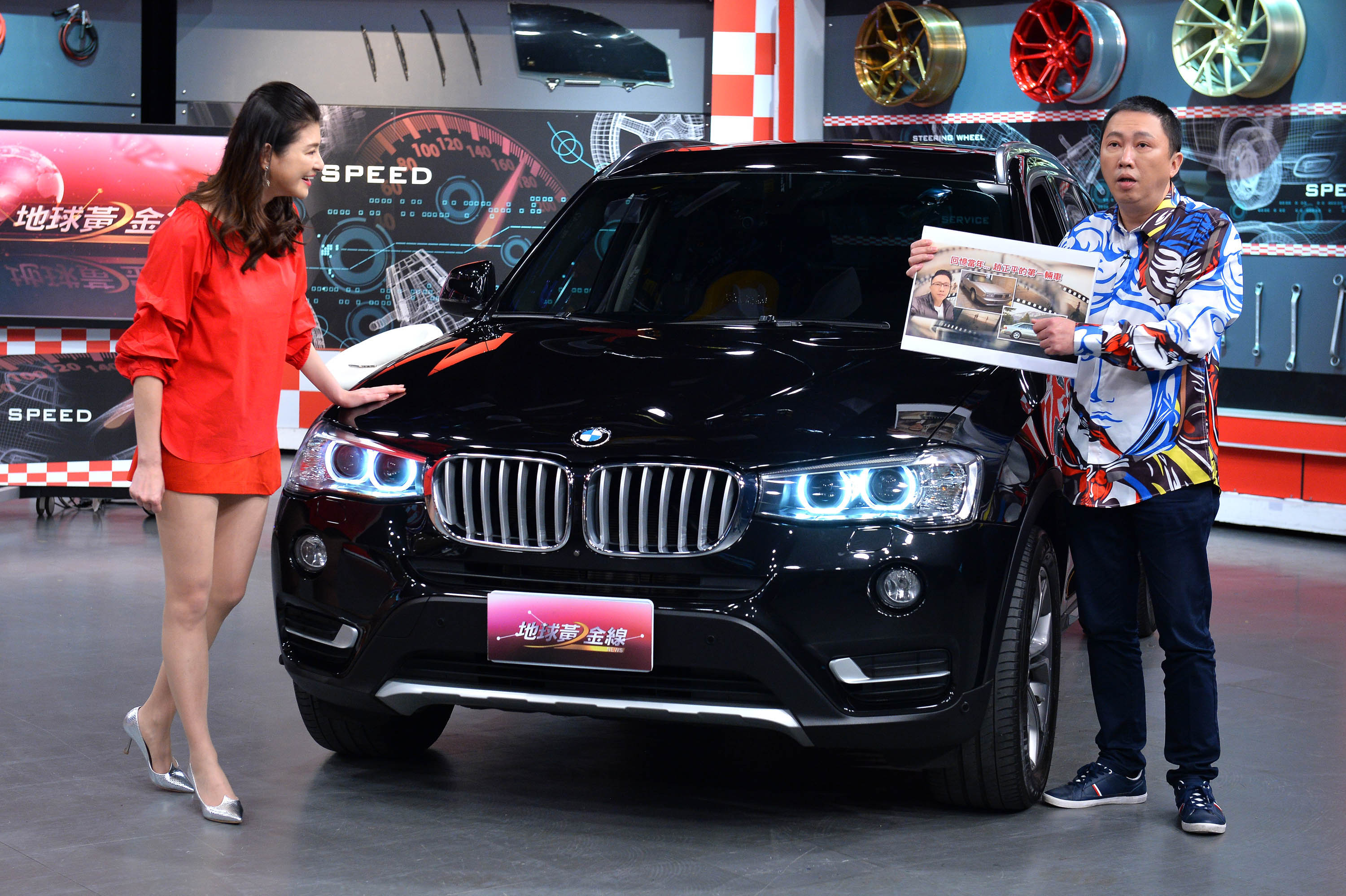 趙正平先前都開美系或日系車，近年他勤做功課，入手人生第一台BMW，愛車首度在節目中曝光。（TVBS）