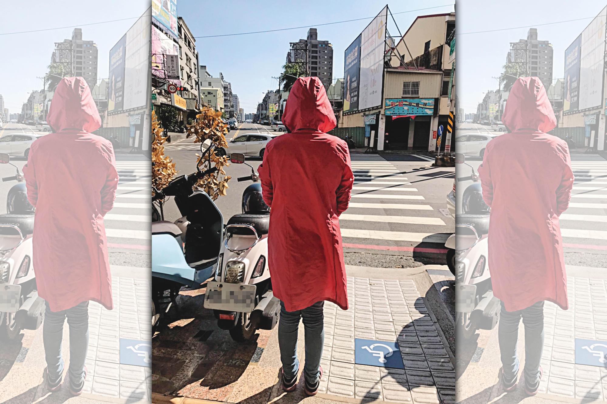 W女(圖)指控陳姓中士騙了她3年半,把她當成工具人。