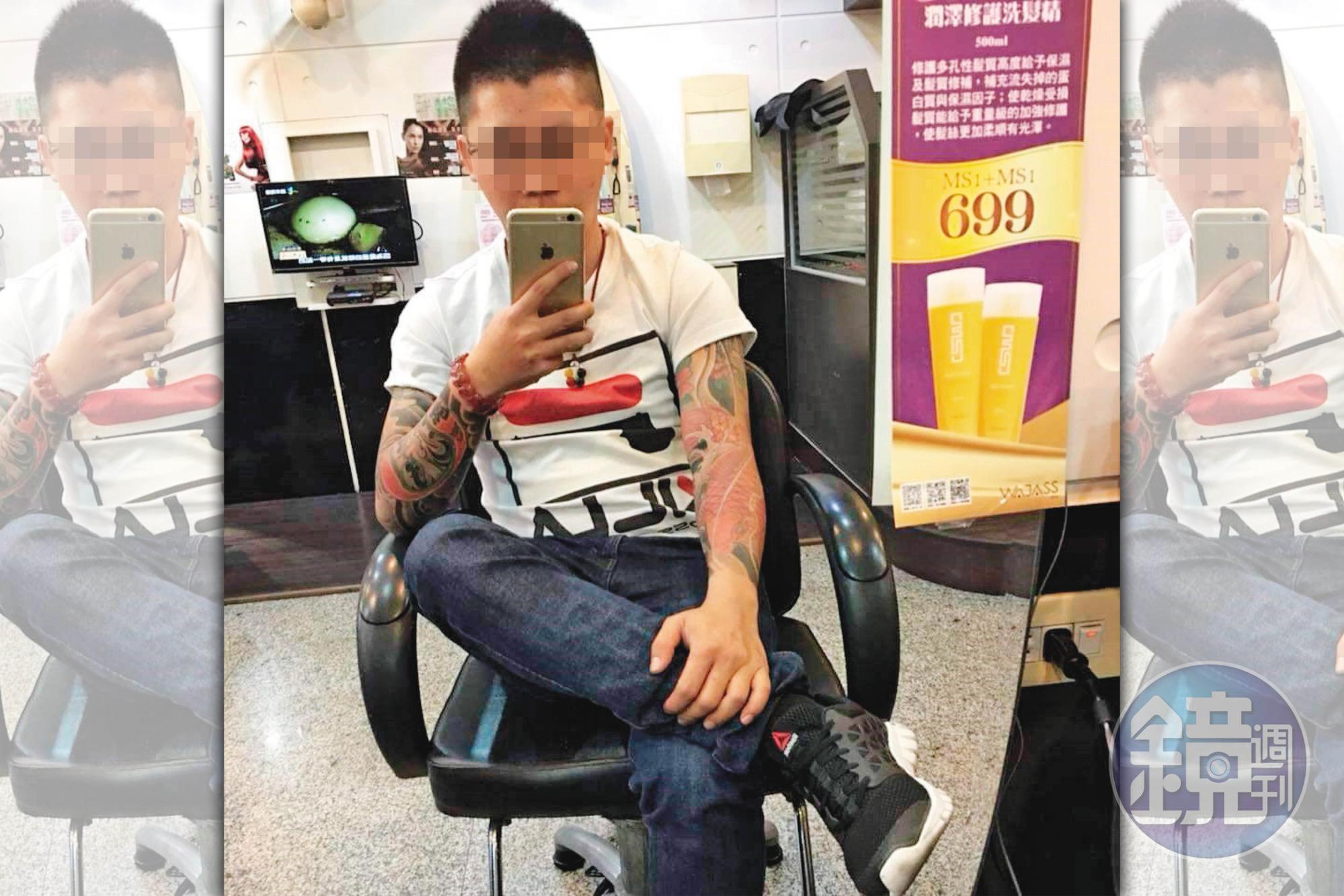 W女痛批陳姓中士（圖）揮霍無度，害她存款被榨乾。（讀者提供）