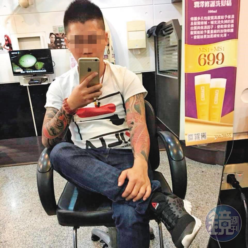 W女痛批陳姓中士(圖)揮霍無度,害她存款被榨乾。(讀者提供)
