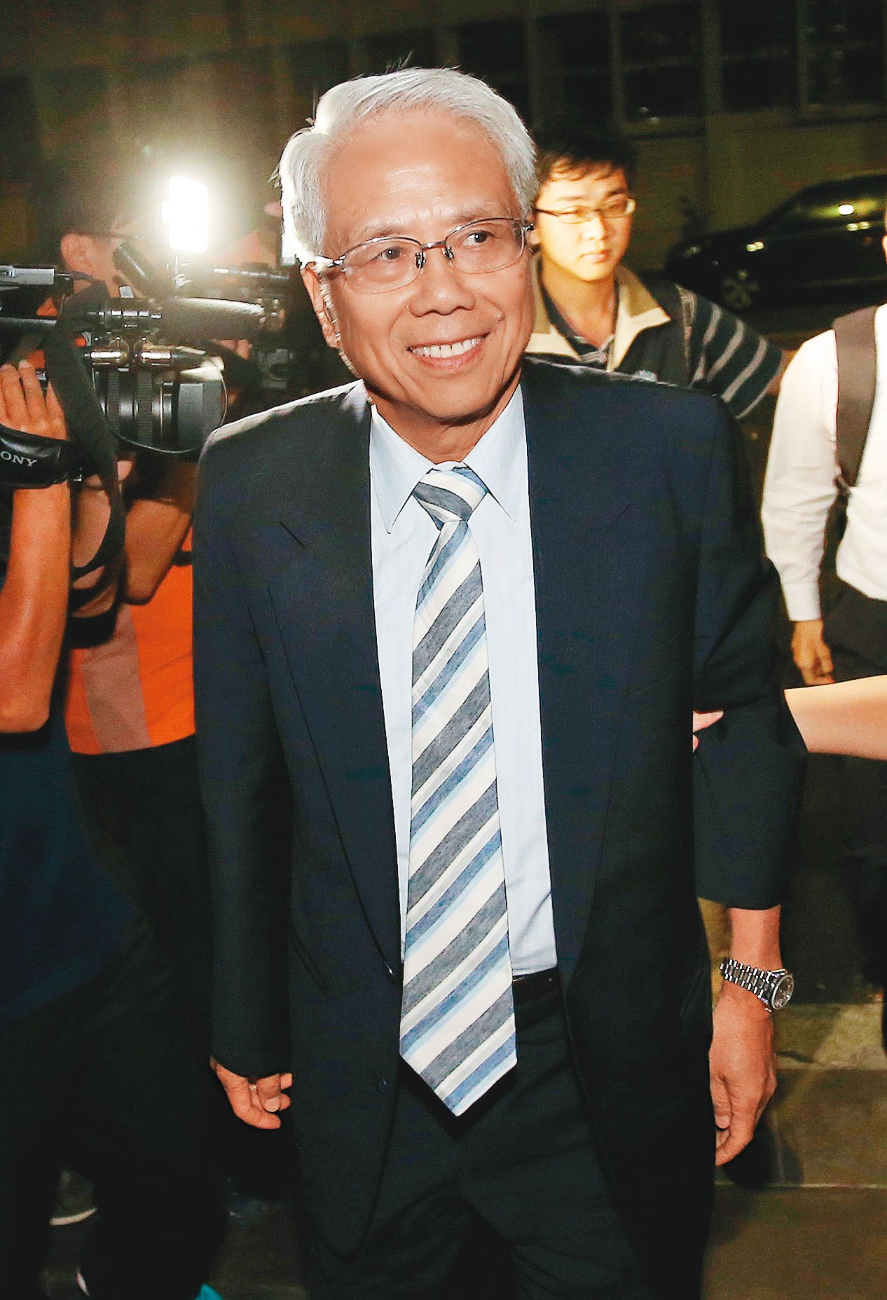 寶佳資產董事長林陳海(圖)前年插旗台新金,讓吳東亮相當緊張。(中央社)