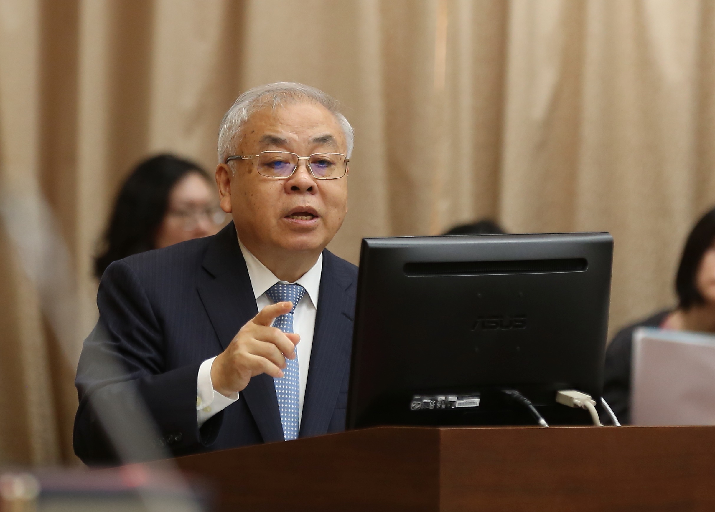 主計長朱澤民指出，600億特別預算通過對公共建設有幫助，可延緩經濟成長率下跌的狀況。（資料照）