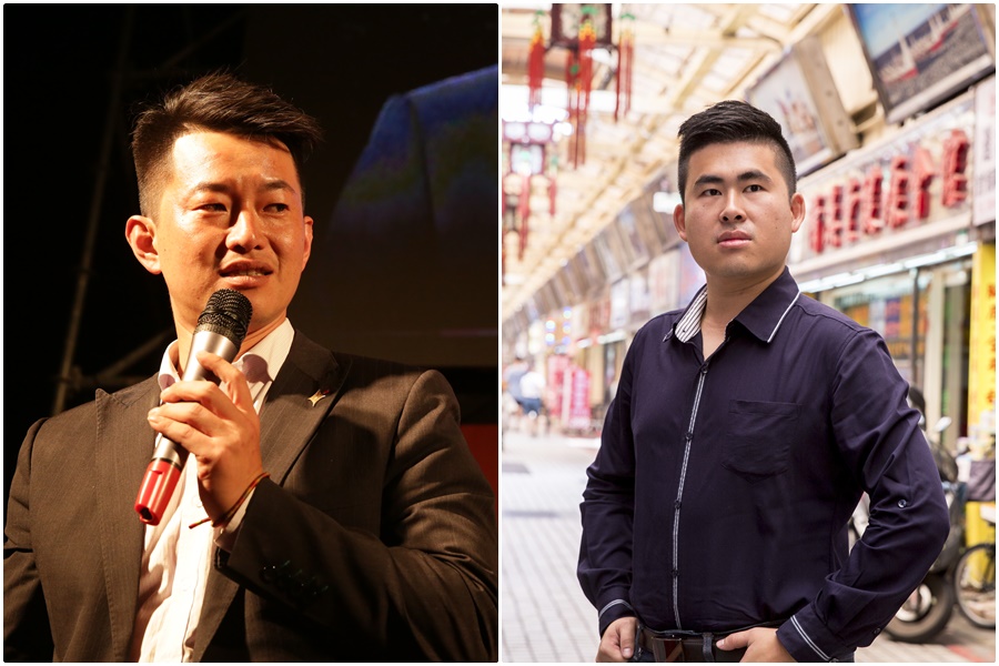 台灣基進黨立委陳柏惟（左）稱健保繳給中國人用沒有道理，遭新黨發言人王炳忠批「無腦」。